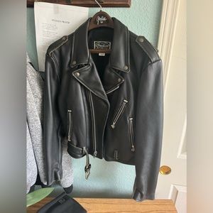 Genuine Indian jacket made with real leather women’s motorcycle jacket